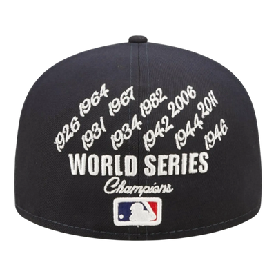 New Era St. Louis Cardinals Crown Champs WS Men Fitted Hat Navy