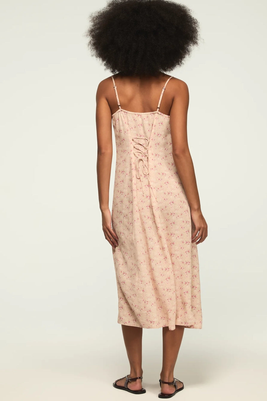 [158103-690] WOMENS LUCKY BRAND FESTIVAL PRINTED SIMONE SLIP DRESS – product view 3