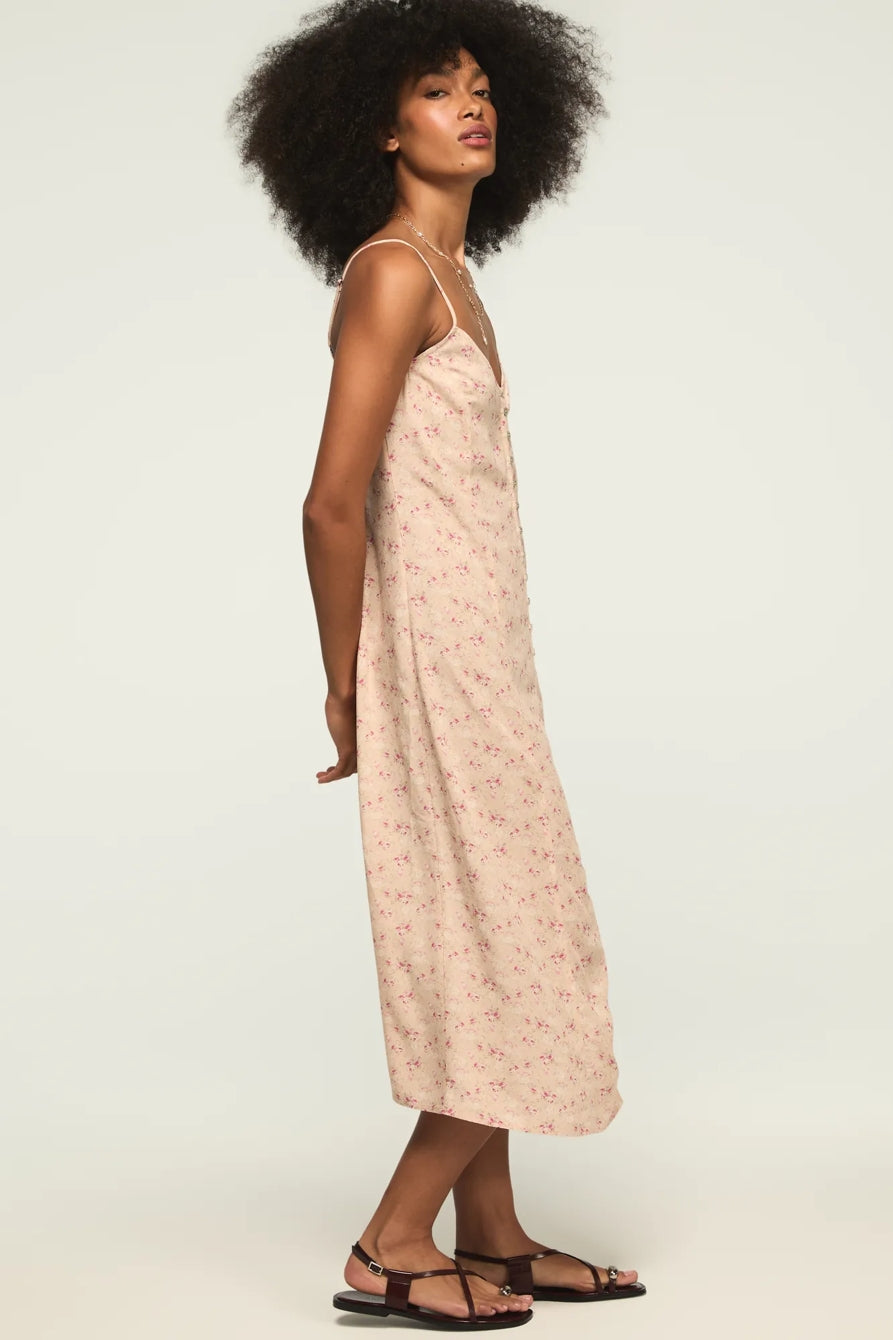 [158103-690] WOMENS LUCKY BRAND FESTIVAL PRINTED SIMONE SLIP DRESS – product view 4