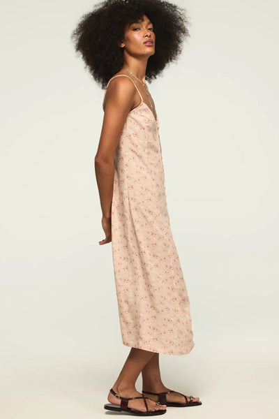 [158103-690] WOMENS LUCKY BRAND FESTIVAL PRINTED SIMONE SLIP DRESS