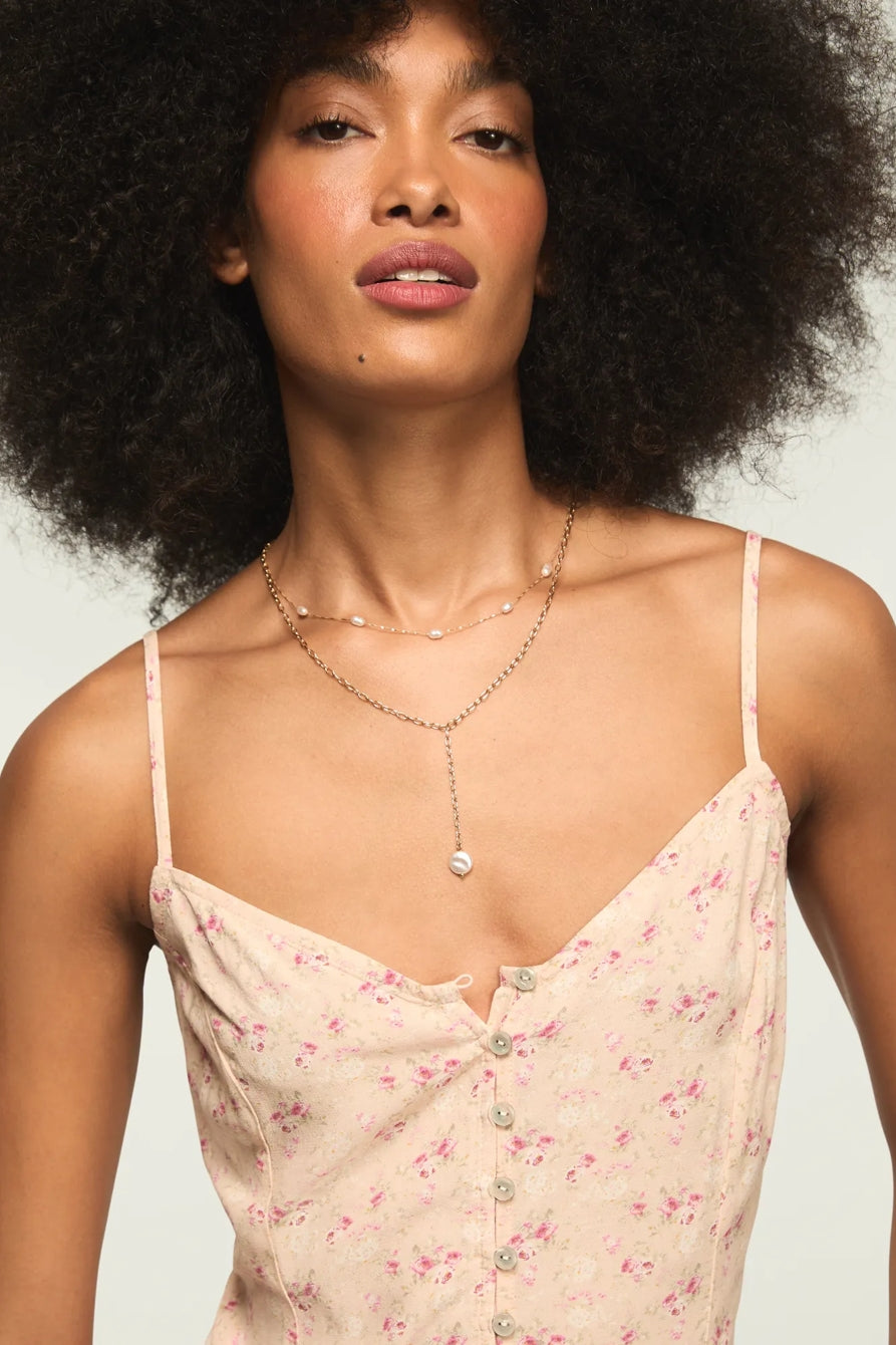 [158103-690] WOMENS LUCKY BRAND FESTIVAL PRINTED SIMONE SLIP DRESS – product view 5