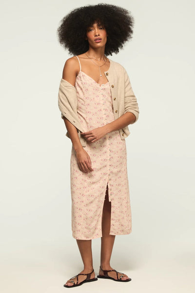 [158103-690] WOMENS LUCKY BRAND FESTIVAL PRINTED SIMONE SLIP DRESS