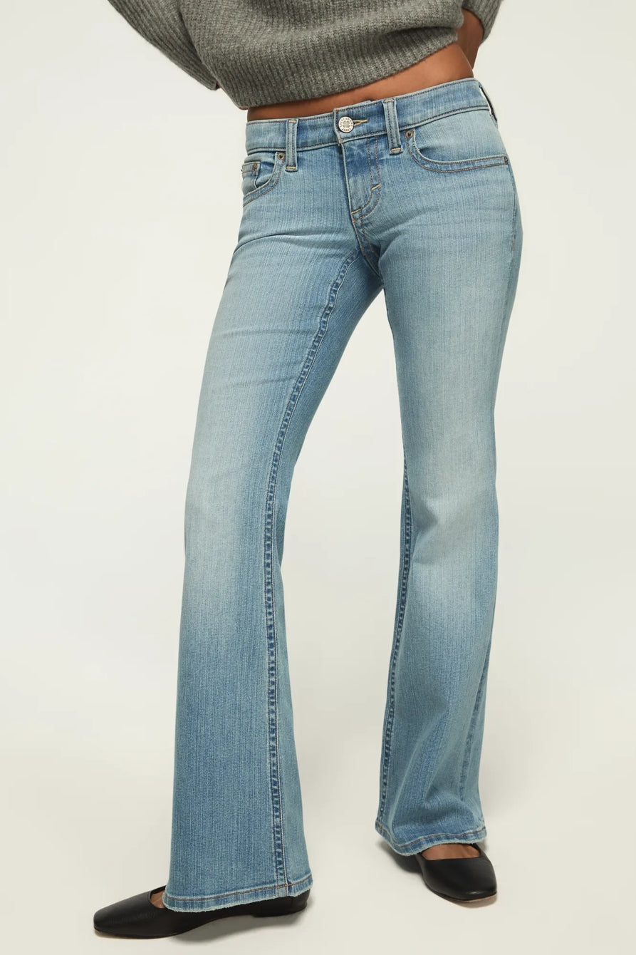 [162995-430] WOMENS LUCKY BRAND LOW RISE FLARE - PURITY WASH – product view 1