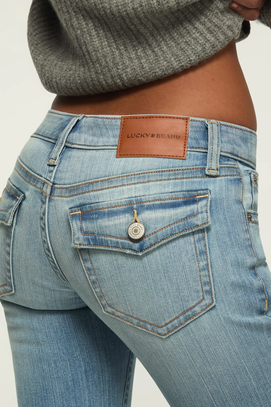 [162995-430] WOMENS LUCKY BRAND LOW RISE FLARE - PURITY WASH – product view 4