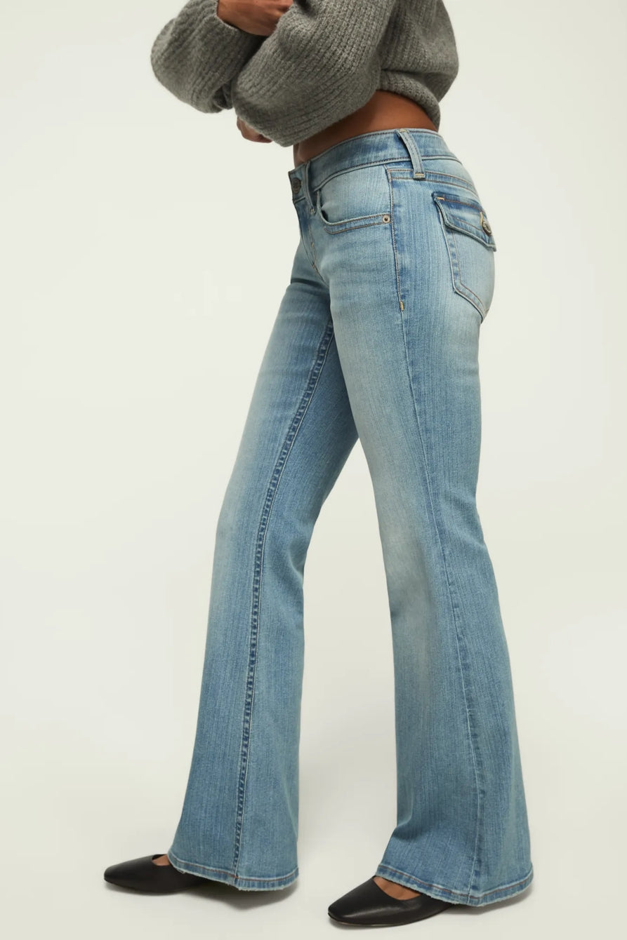 [162995-430] WOMENS LUCKY BRAND LOW RISE FLARE - PURITY WASH – product view 5
