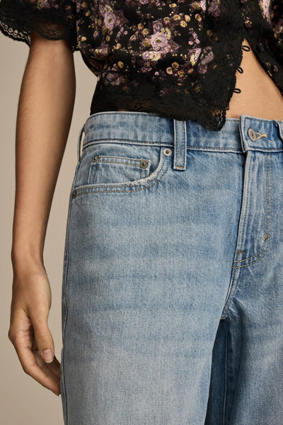 [162997-430] WOMENS LUCKY BRAND THE BAGGY - TOP NOTCH WASH