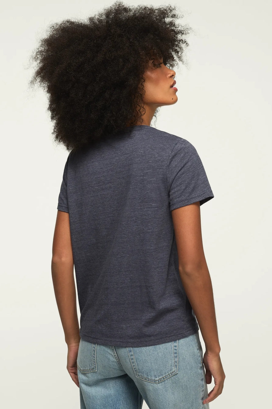 [163209-010] WOMENS LUCKY BRAND LUCKY CLOVER CLASSIC CREW - ODYSSEY GRAY – product view 3