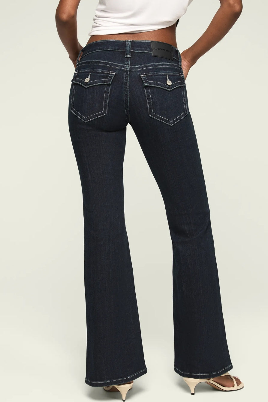 [167254-410] WOMENS LUCKY BRAND LOW RISE FLARE - LATE AT NIGHT WASH – product view 2