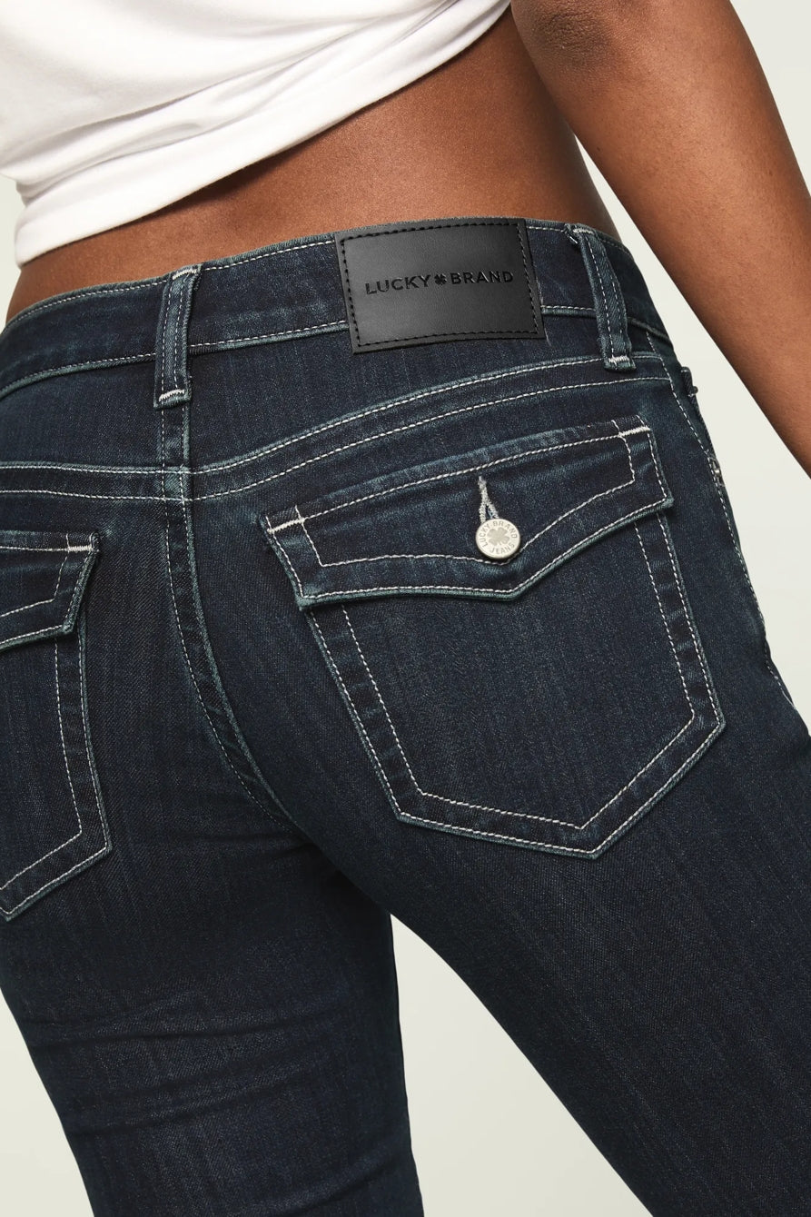 [167254-410] WOMENS LUCKY BRAND LOW RISE FLARE - LATE AT NIGHT WASH – product view 4