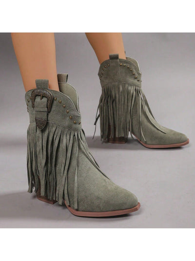 Belle | Olive Suede