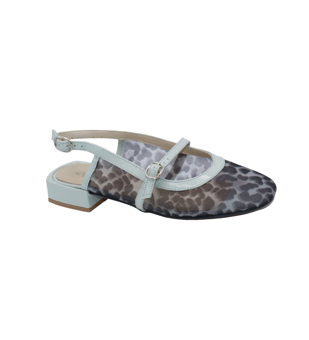 Eric Michael Elke Leather Slingback Sandal