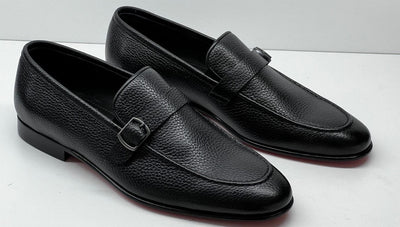 C Collection Deerskin Loafer - Black