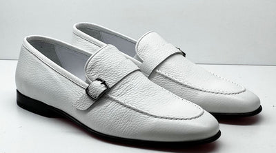 C Collection Deerskin Loafer - White