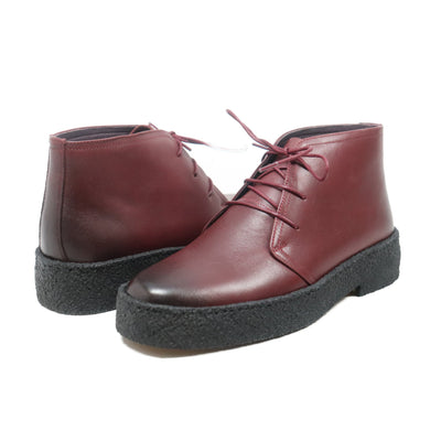 British Walkers Playboy Original Men's High Top Black Leather Shoes with Gummy Soles view 44