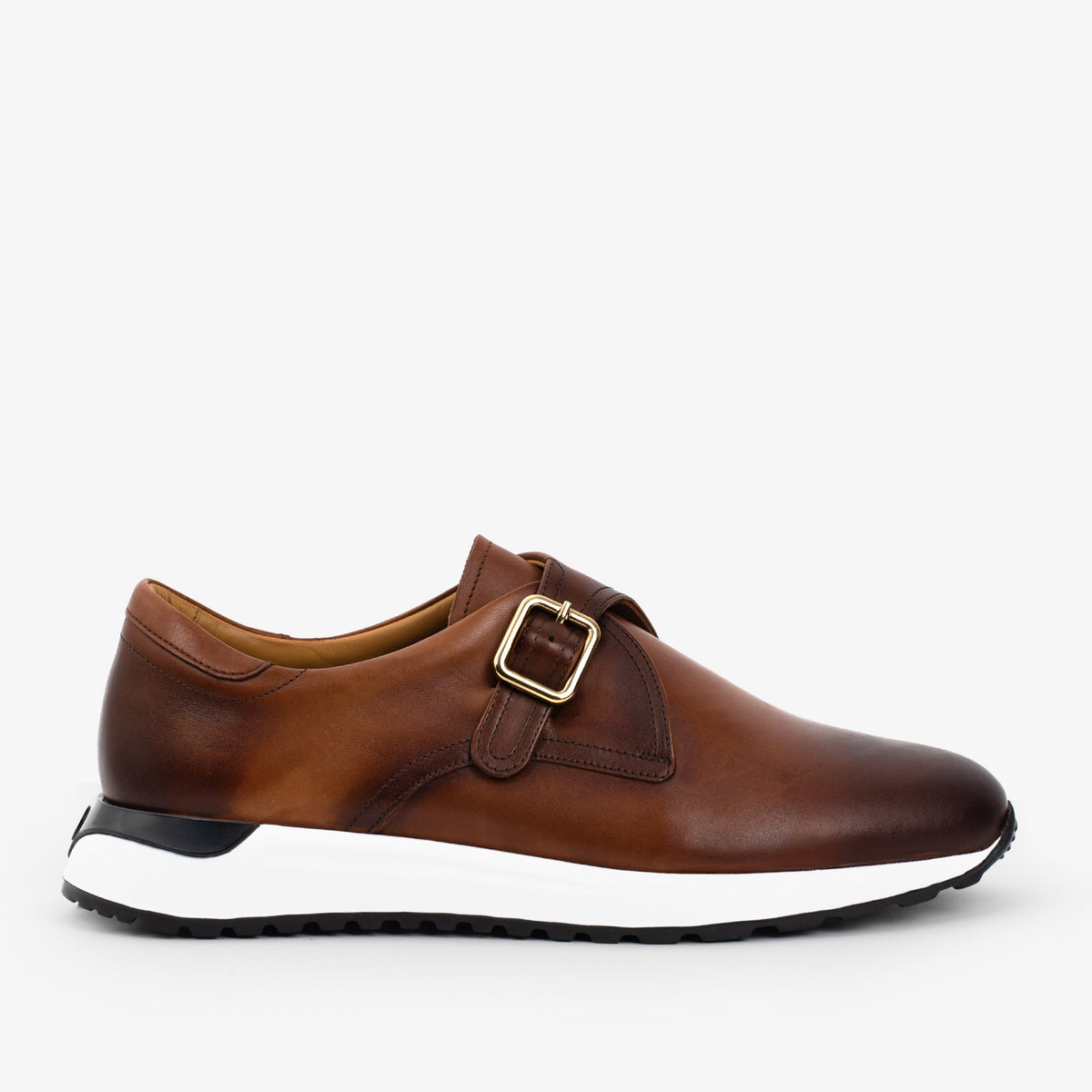Vinci Leather The Torino Tan Leather Men Sneaker – product view 1