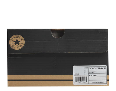 Converse Chuck Taylor All Star Matryoshka Hi Sneakers — Black/Red