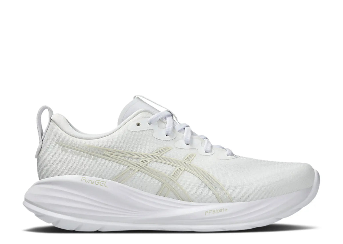 ASICS GEL-CUMULUS 27 Womens Running Shoes — White/Lake Grey