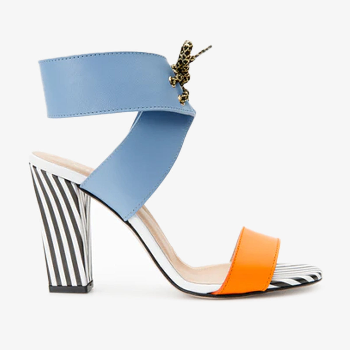 Vinci Leather The Bloke Ankle Strap Multicolor Women Sandal – product view 1