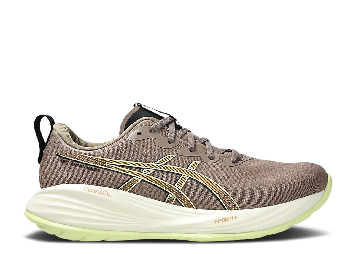 ASICS GEL-CUMULUS 27 Mens Running Shoes — Taupe Grey/Black