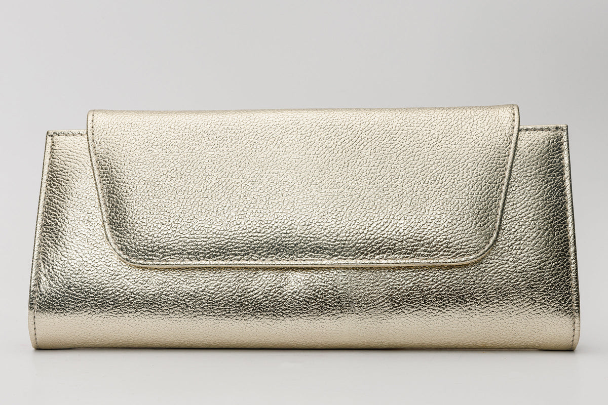 Vinci Leather The Ege Gold Leather Clutch – product view 2
