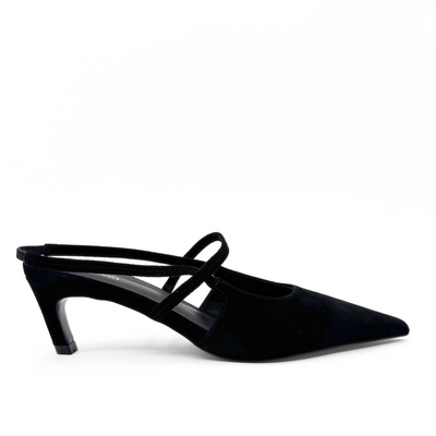 Connie Slingback Suede Heels