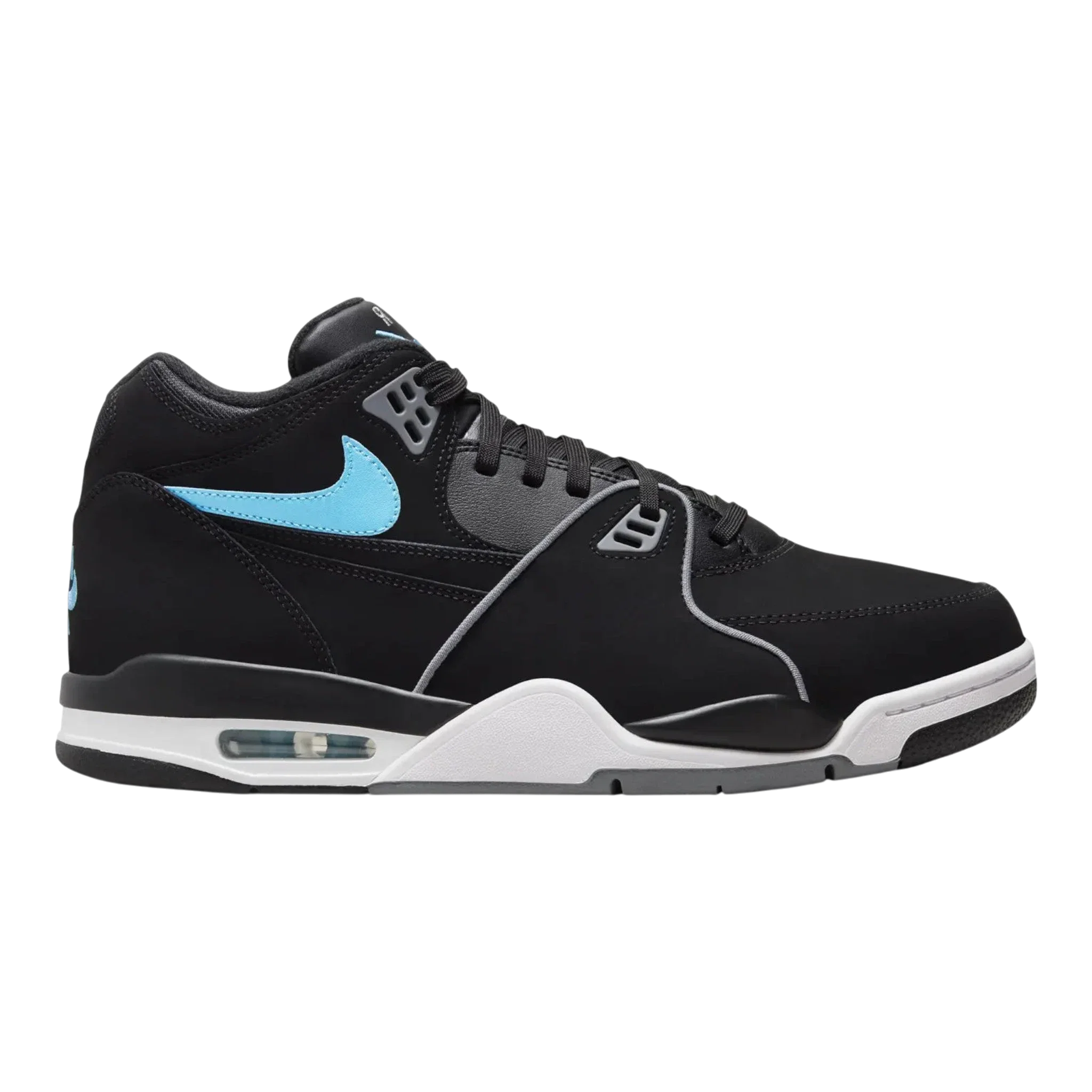 Nike Air Flight '89 Men's Sneakers — Black/Noise Aqua Low-Top
