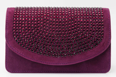 The Ailano Purple Leather Handbag