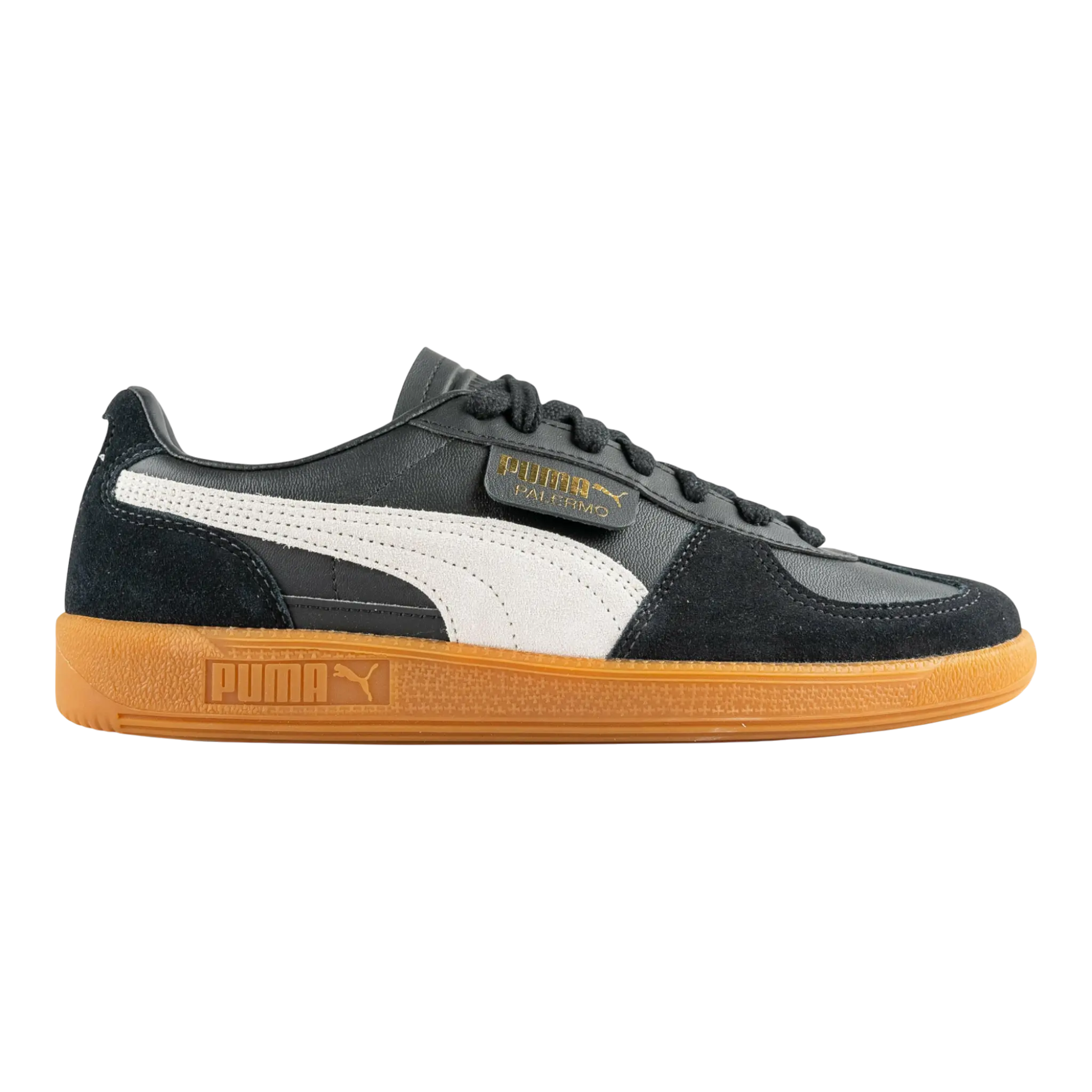Puma Palermo Leather Men Sneakers Puma Black/Feather Gray/Gum