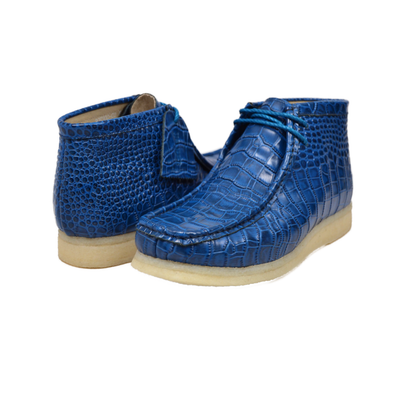 British Collection Walker Gator Men’s Navy Shoes