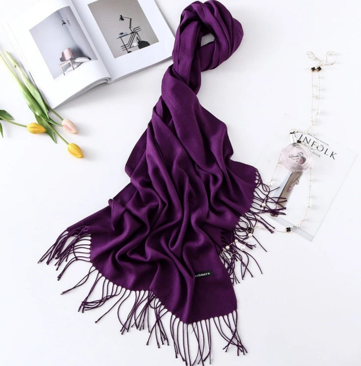 Scarves & Fedoras  CASHMERE SCARF/SHAWL – product view 1
