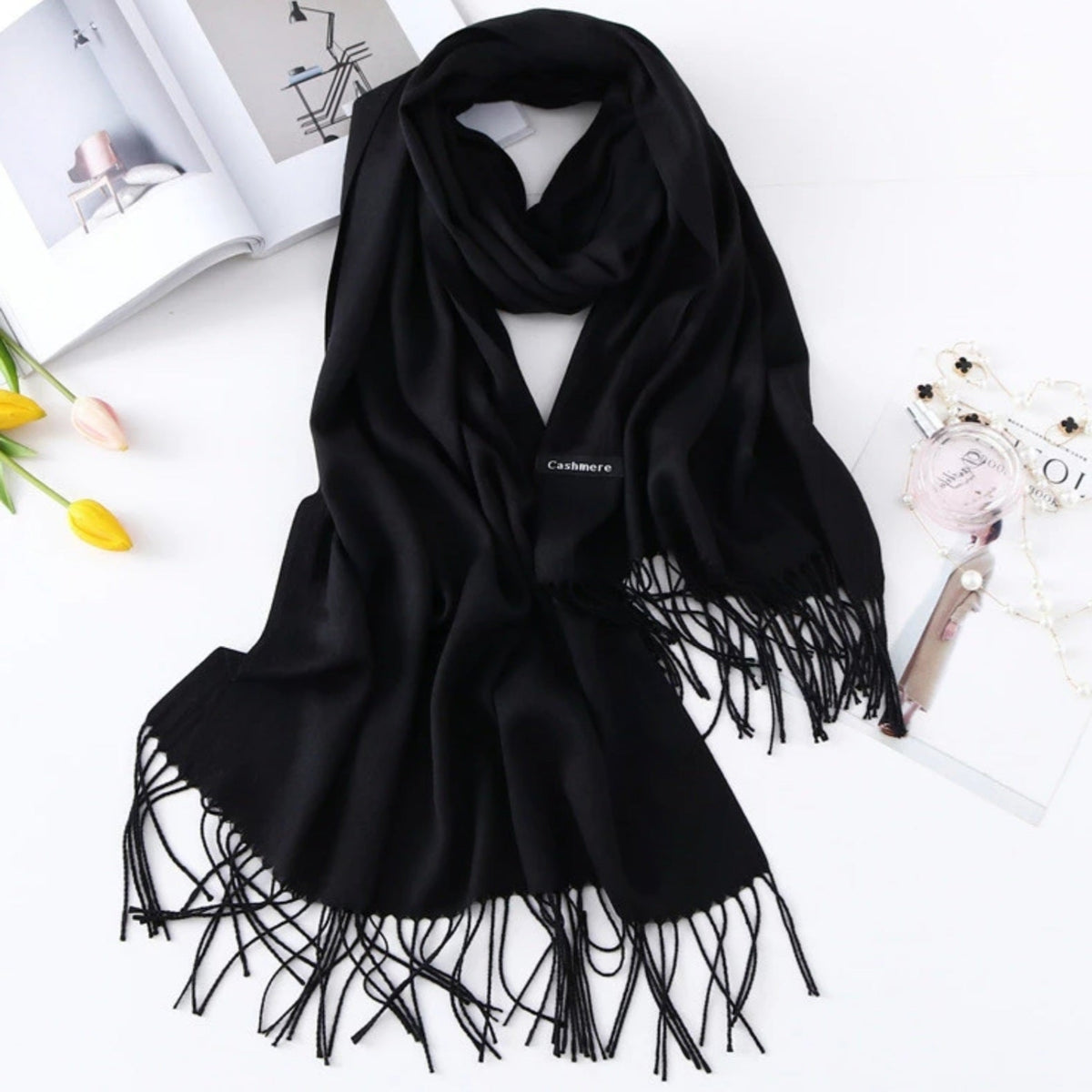 Scarves & Fedoras  CASHMERE SCARF/SHAWL – product view 5