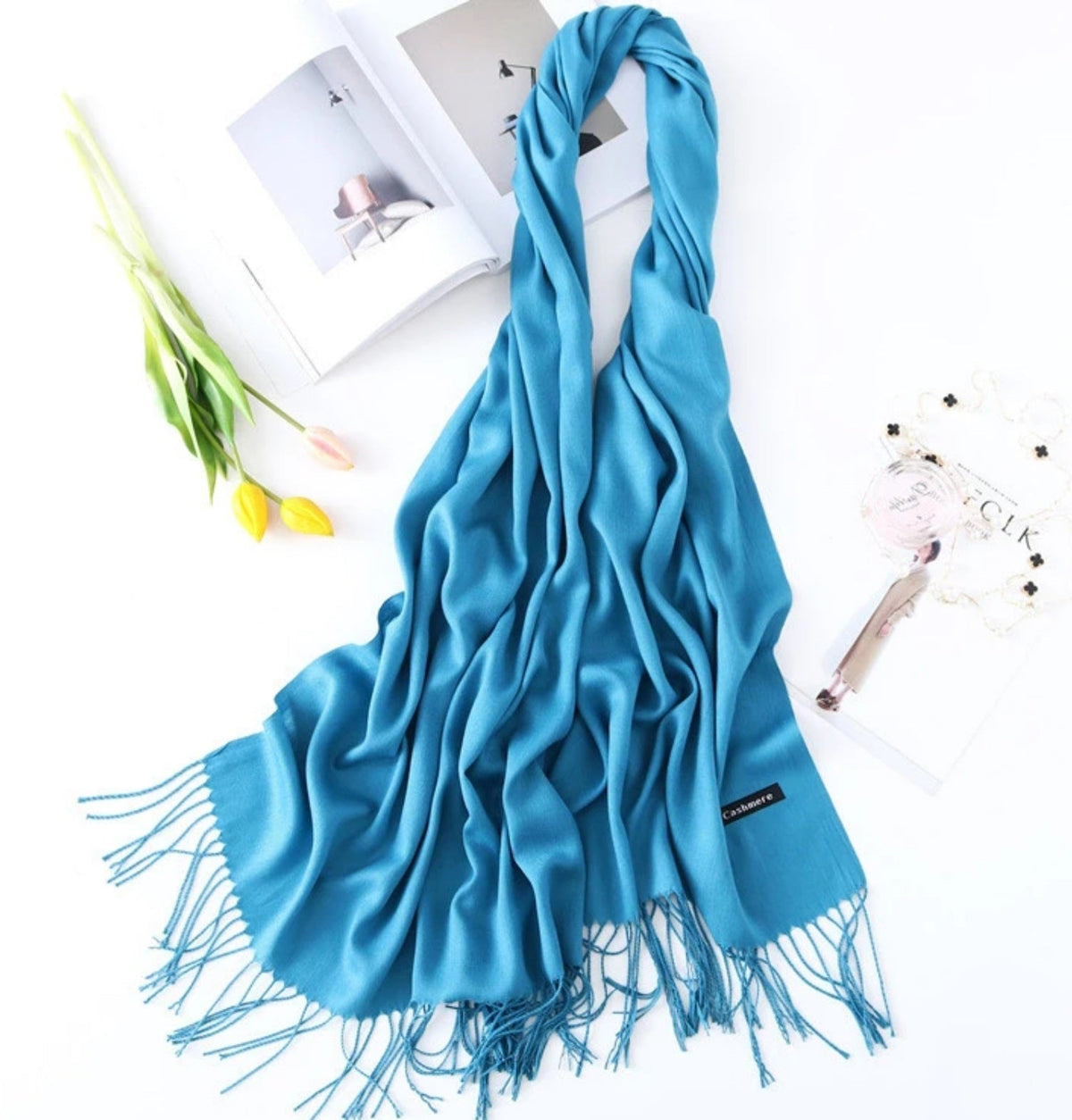Scarves & Fedoras  CASHMERE SCARF/SHAWL – product view 2