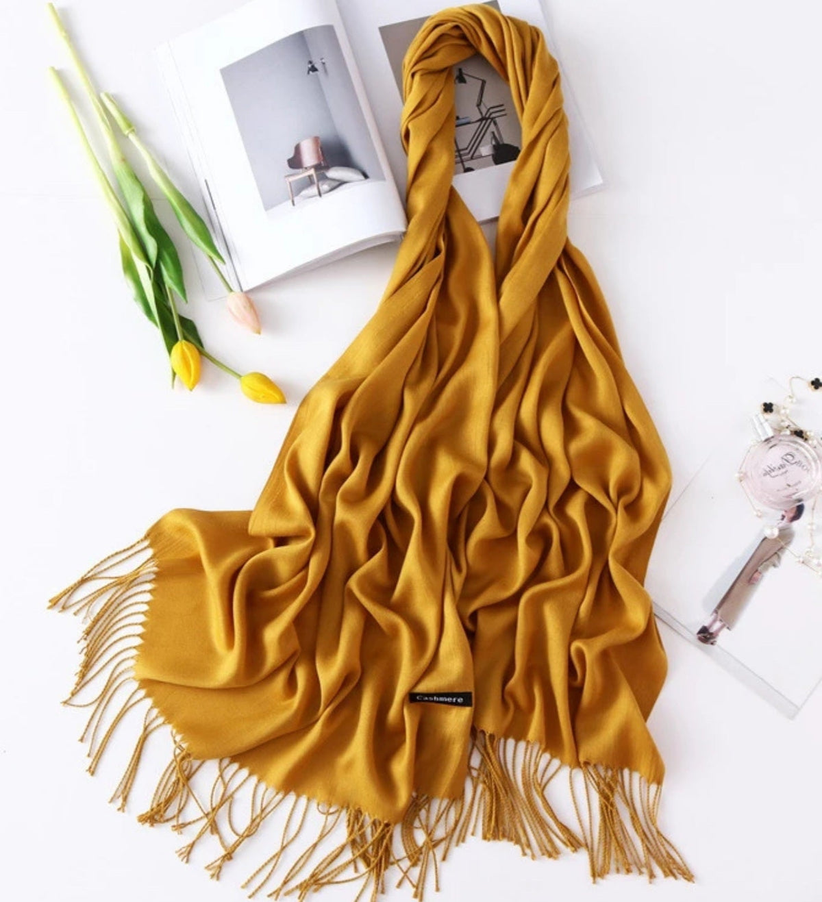 Scarves & Fedoras  CASHMERE SCARF/SHAWL – product view 4