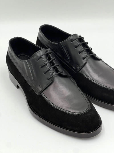 C Collection Leather Oxford - Black