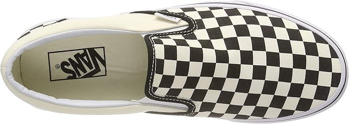 Vans Classic VEYEBWW Check Men's Sneakers — White/Black