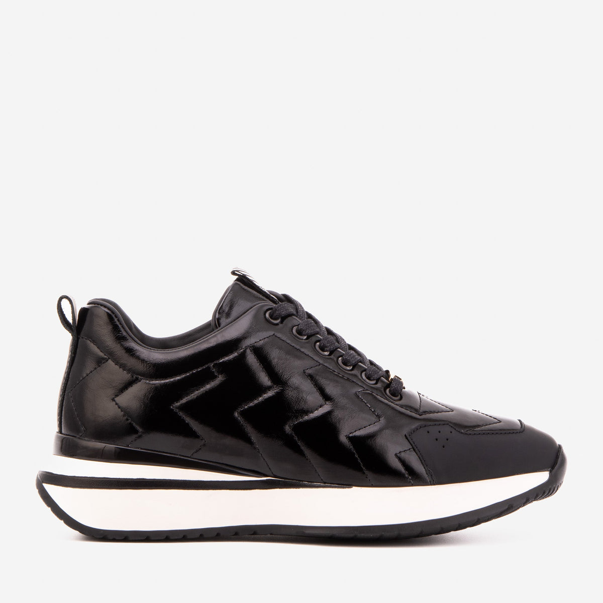 Vinci Leather The Veneto Black Leather Men Sneaker – product view 1