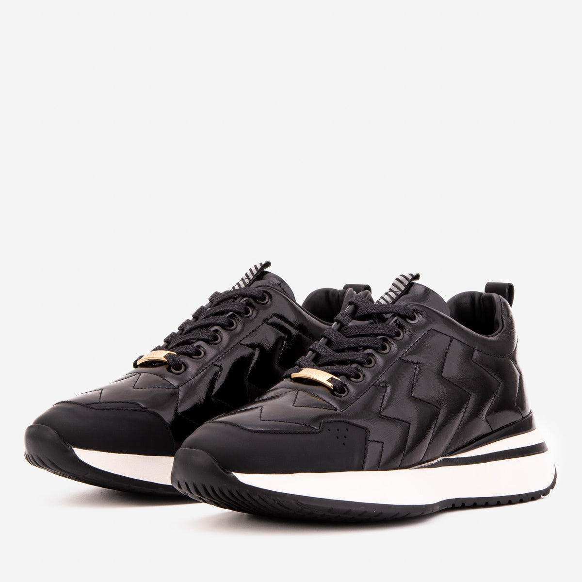 Vinci Leather The Veneto Black Leather Men Sneaker – product view 2