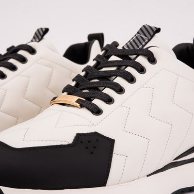 The Veneto White Leather Men Sneaker
