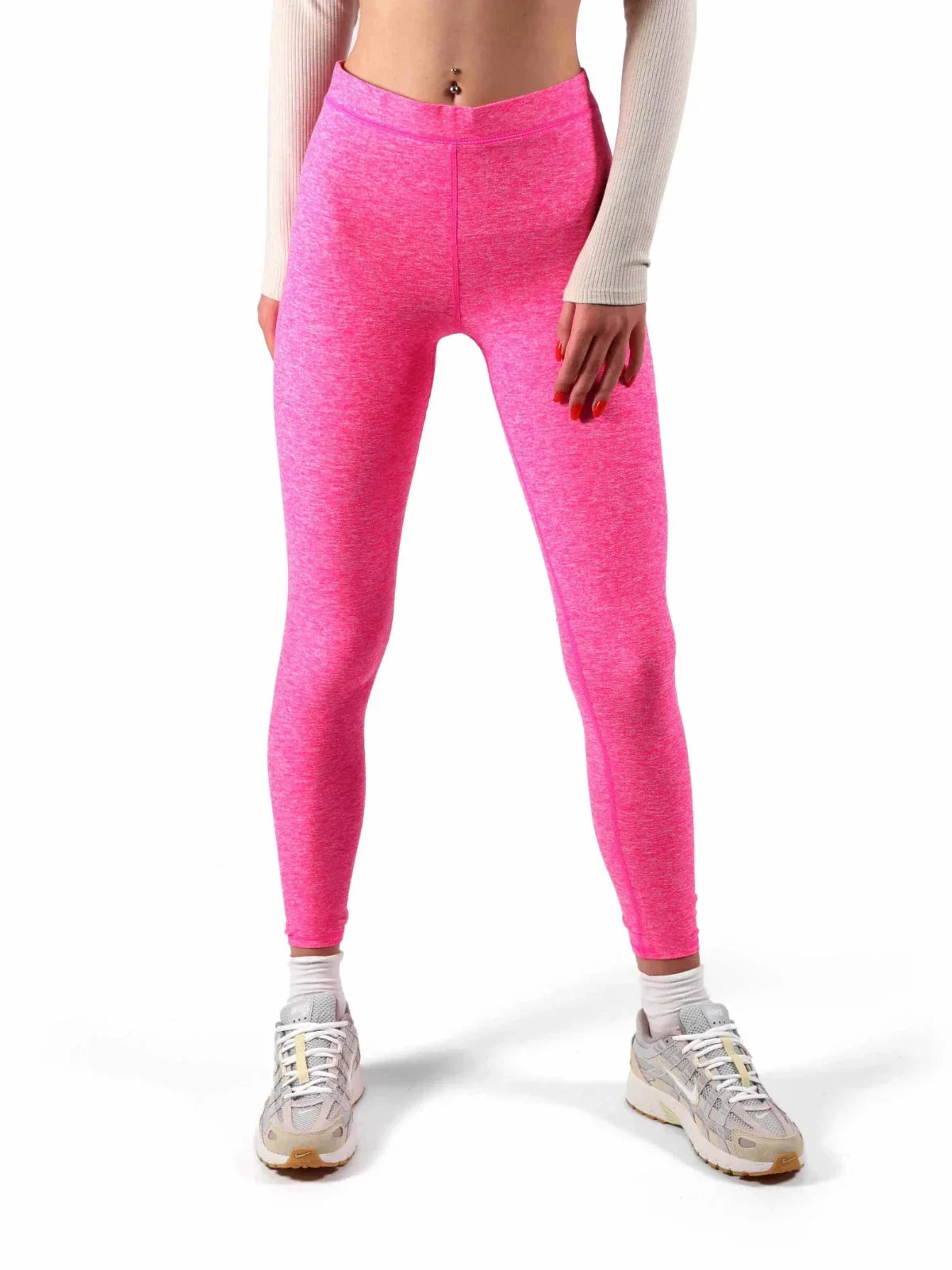 Alo Yoga Hight Waist Alosoft Flow Small Women's Leggings — Neon Pink