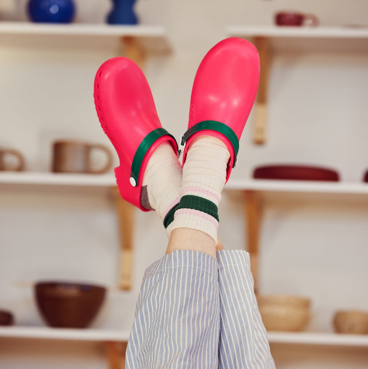 Calzuro Classic Without Holes Hot Pink – product view 4