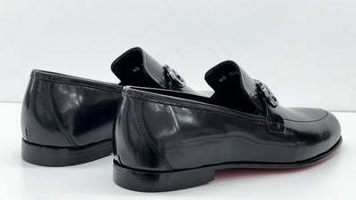 C Collection Leather Loafer - Black