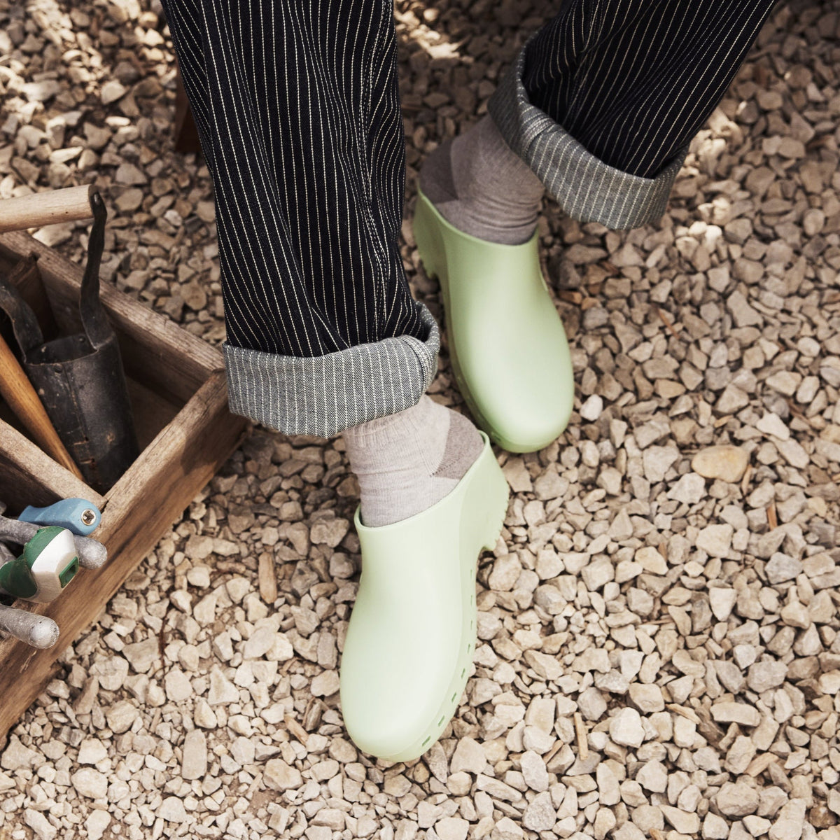 Calzuro Classic Without Holes Pistachio – product view 4