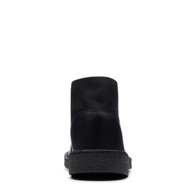 [26144225] MENS CLARKS DESERT BOOT - POLISHED BLACK