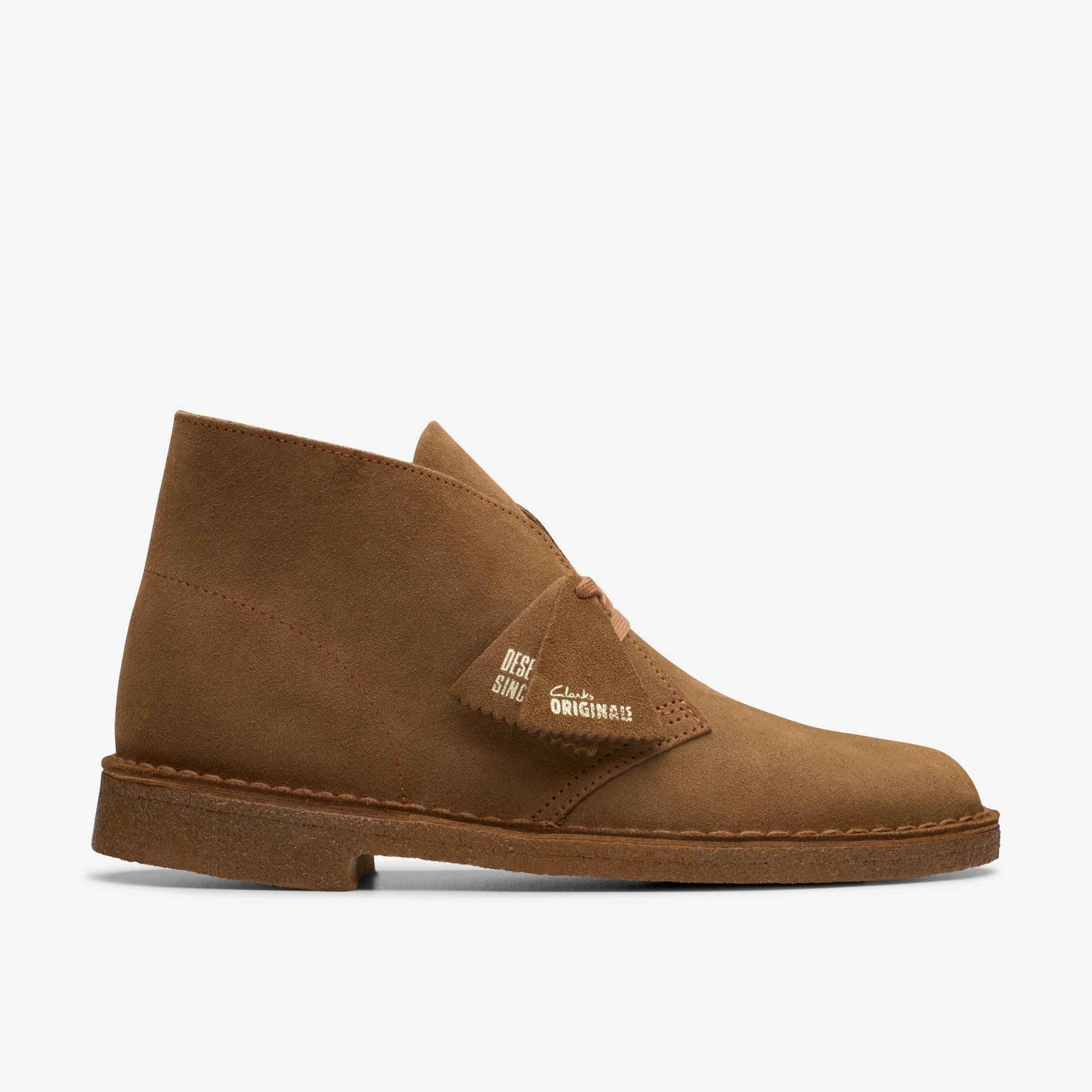 Clarks Originals Desert Boot Men's Cola Suede