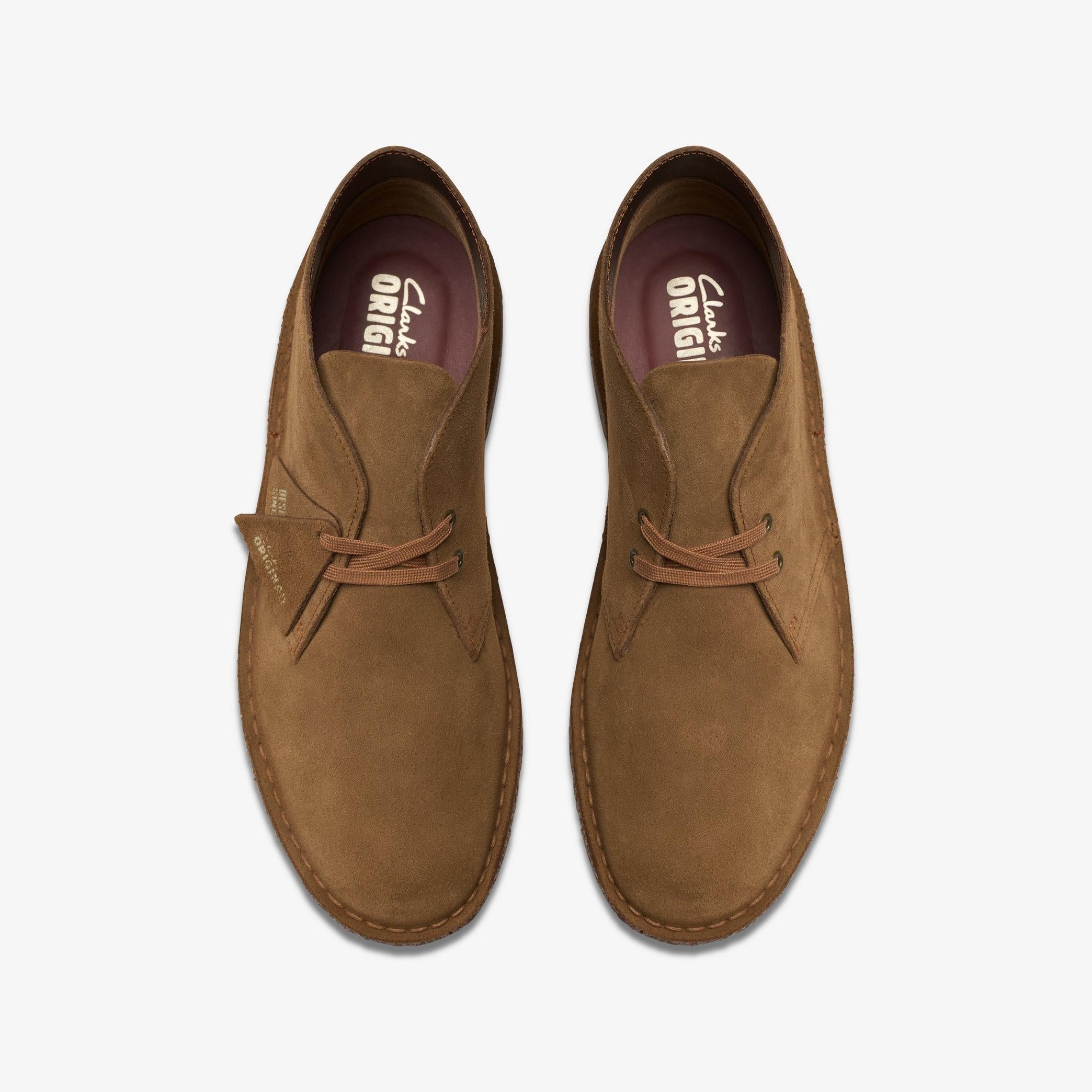Clarks Originals Desert Boot Men's Cola Suede