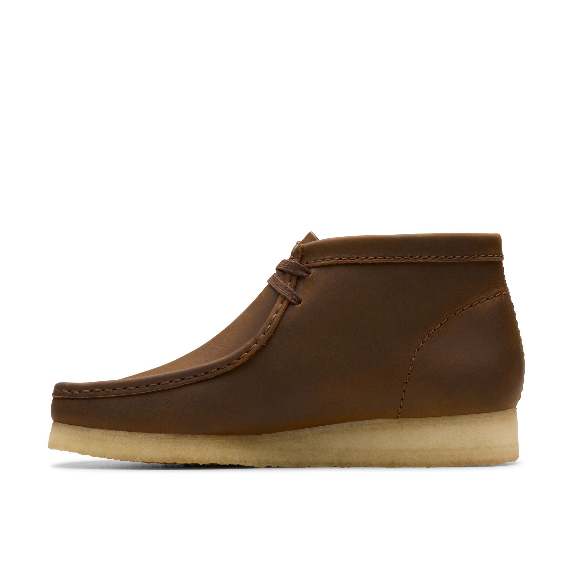 Clarks Originals Wallabee Boot Men's – Beeswax Leather Crepe Sole Classic