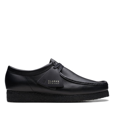 Clarks Originals Wallabee Low Men's Black Leather 26155514