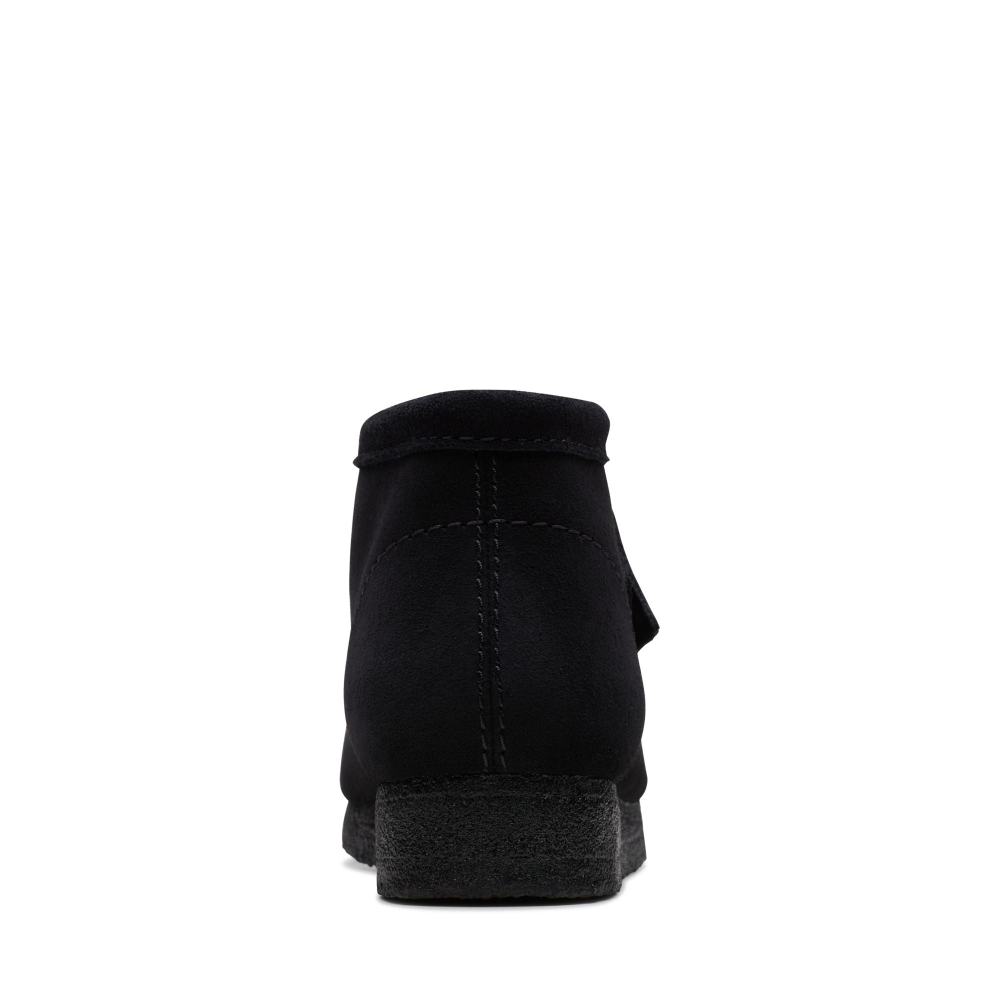 [26155517] MENS CLARKS WALLABEE BOOT - BLACK SUEDE