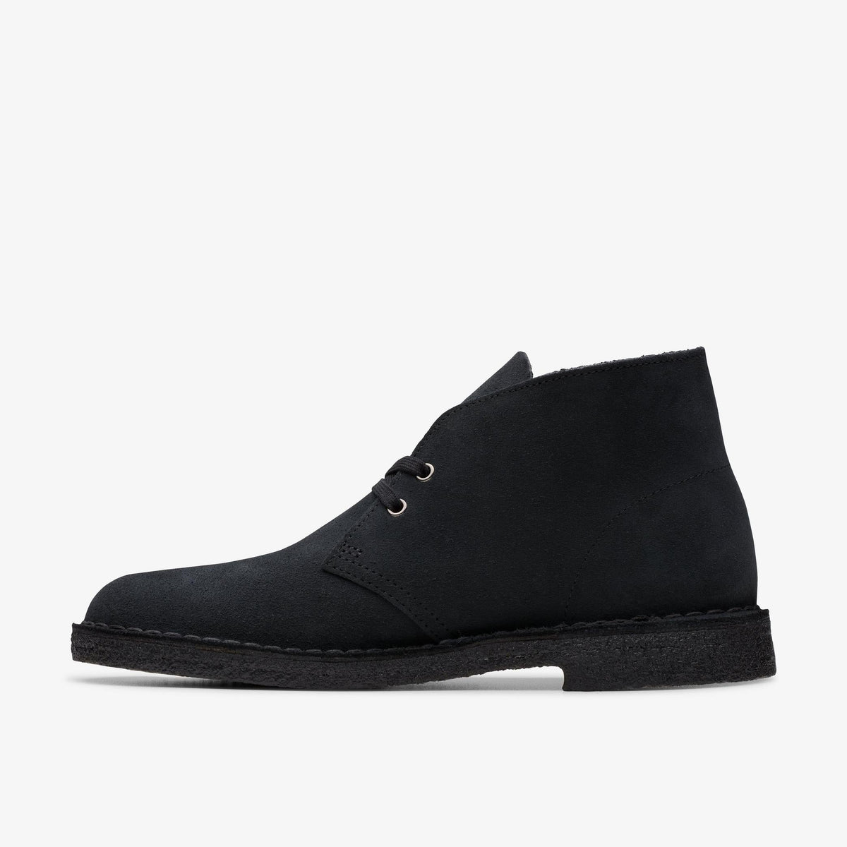 Clarks Originals Desert Boot Men's Navy Suede 26155571 — side view