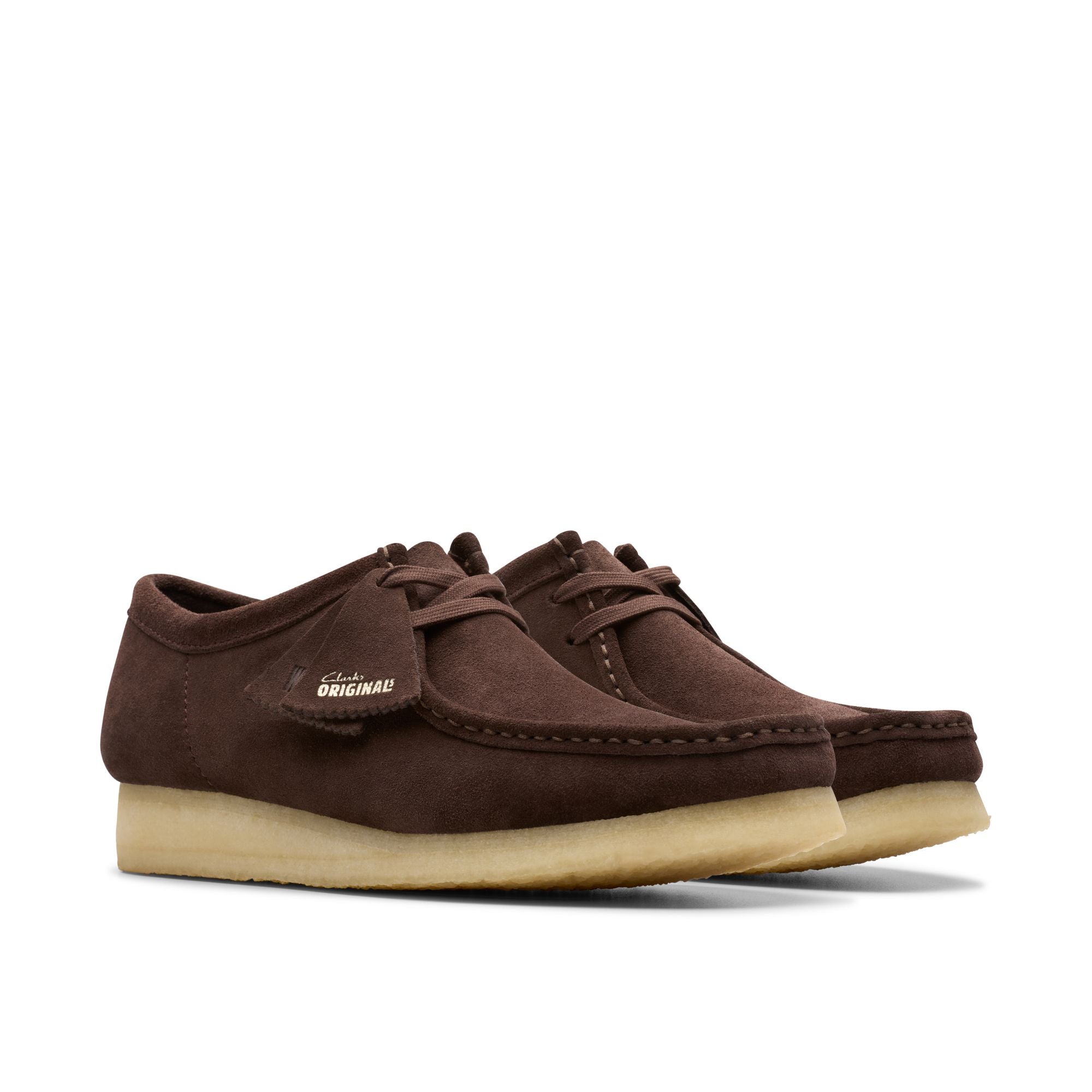 Clarks Originals Wallabee Low Dkbrown Men's Dkbrown Suede Casual Shoes